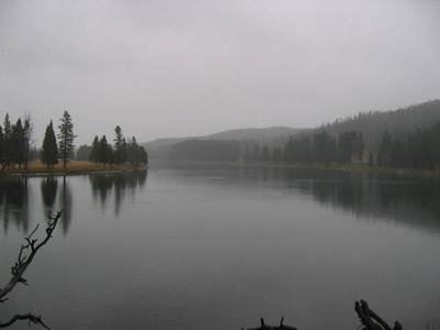 Yellowstone River just before the snow - before